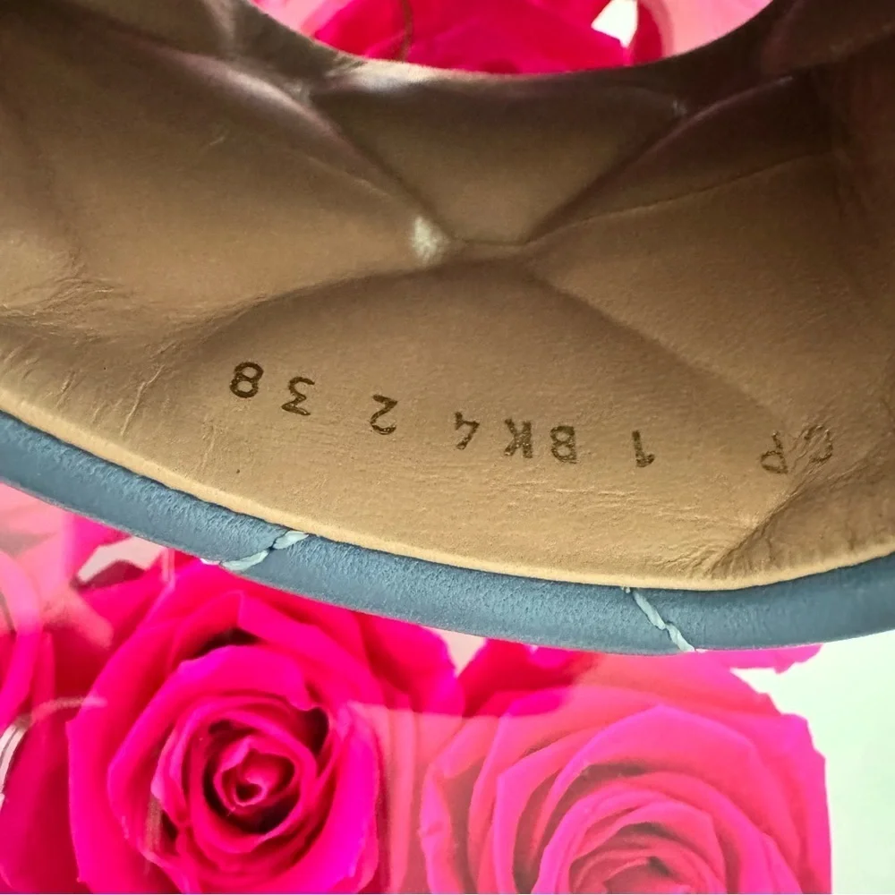 Valentino Roman Stud Flat Slide Sandal In Quilted Nappa Slipper size 38 /8 - Picture 11 of 14